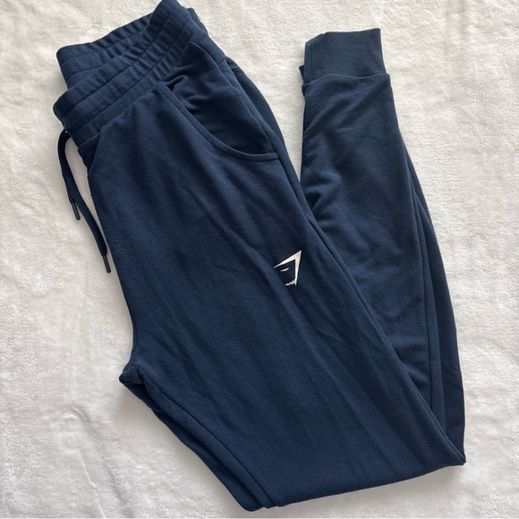Gymshark Pants - Gymshark Navy Blue XS Women’s Joggers Tapered Training Pants